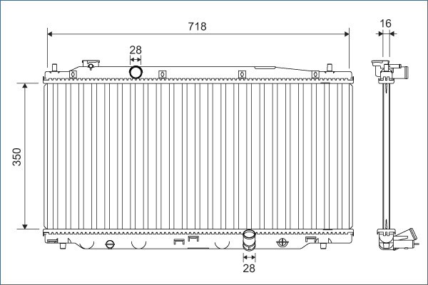 Valeo Radiateur 701136