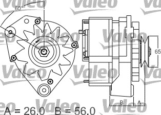 Valeo Alternator/Dynamo 436576