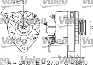 Valeo Alternator/Dynamo 439099