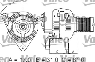 Valeo Alternator/Dynamo 439293