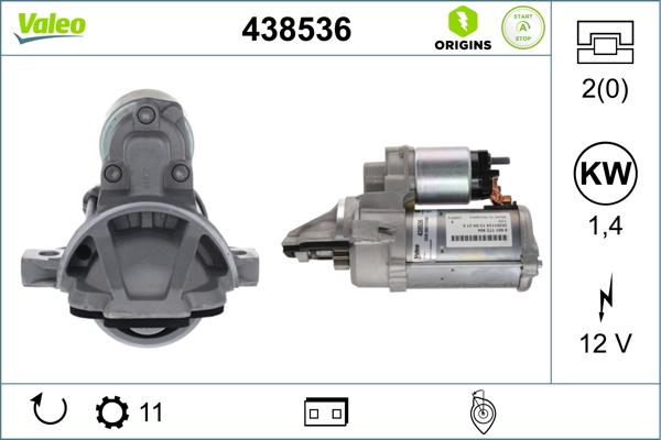 Valeo Starter 438536