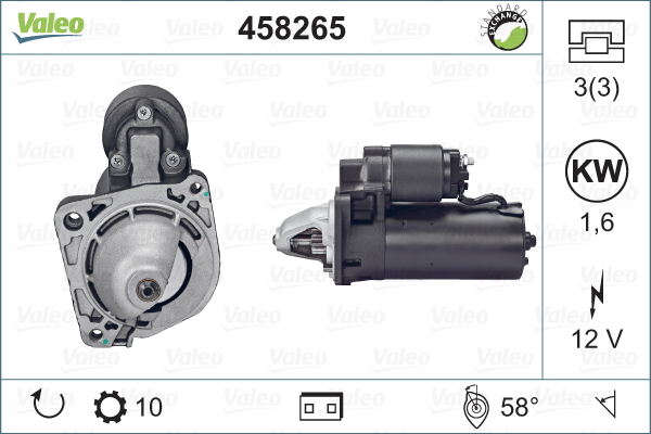 Valeo Starter 458265