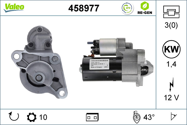 Valeo Starter 458977