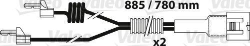 Valeo Slijtage indicator 882341