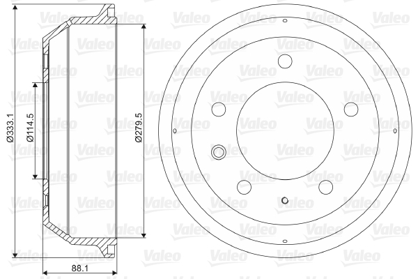 Valeo Remtrommel 237004