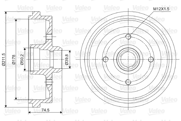 Valeo Remtrommel 237009