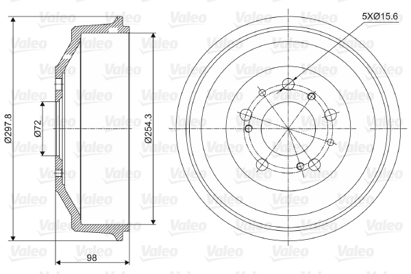 Valeo Remtrommel 237014