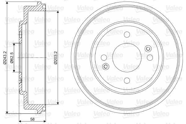 Valeo Remtrommel 237051