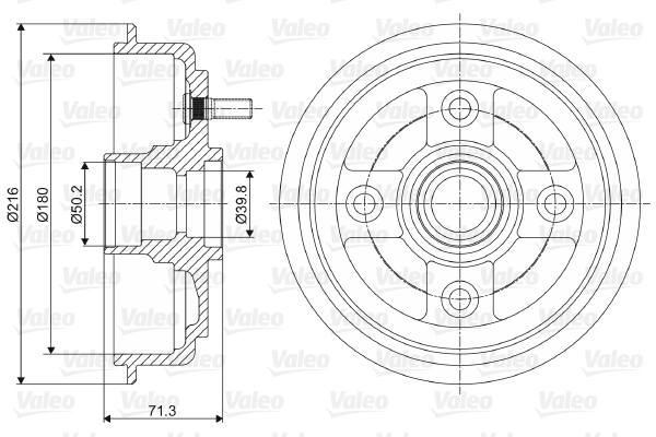 Valeo Remtrommel 237052