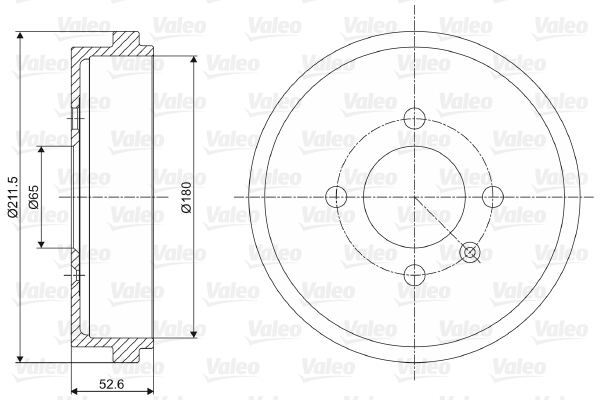 Valeo Remtrommel 237073