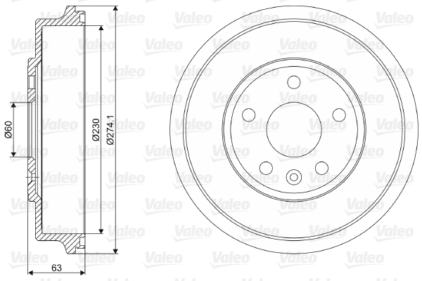 Valeo Remtrommel 237082