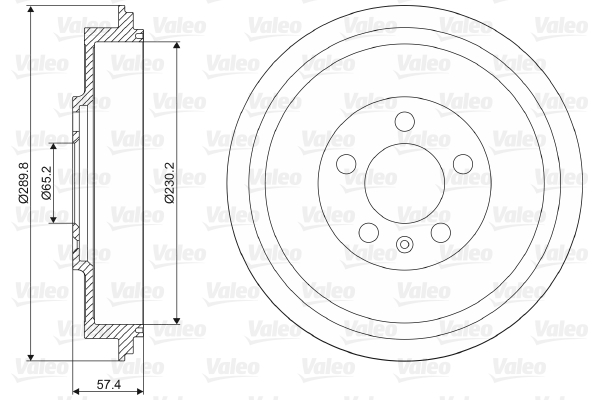 Valeo Remtrommel 237085