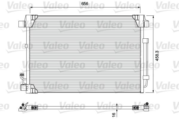 Valeo Airco condensor 810910
