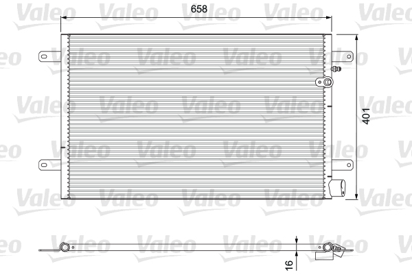 Valeo Airco condensor 814004