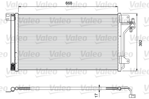 Valeo Airco condensor 814015