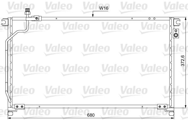 Valeo Airco condensor 814049