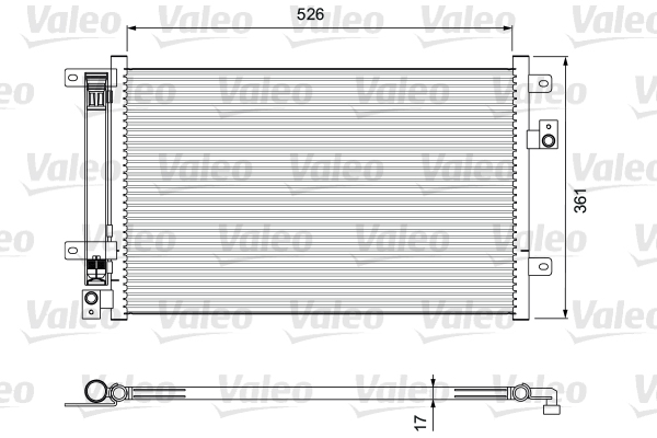 Valeo Airco condensor 814405