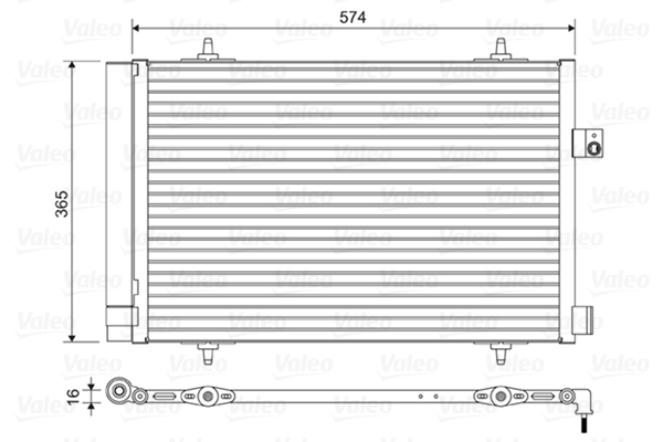 Valeo Airco condensor 814420