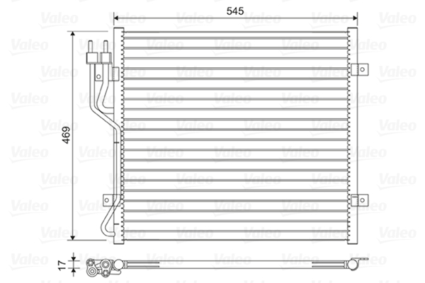 Valeo Airco condensor 814439