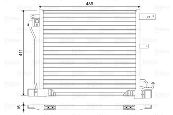 Valeo Airco condensor 814454