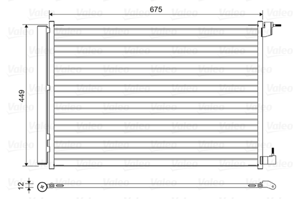 Valeo Airco condensor 814468