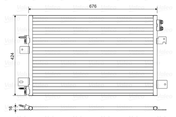 Valeo Airco condensor 814492