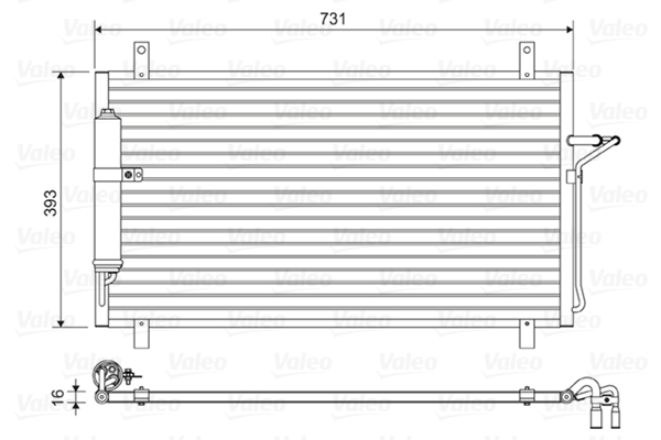 Valeo Airco condensor 814496