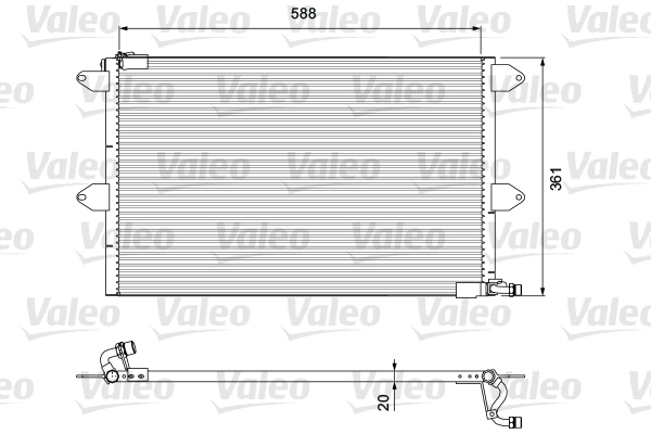 Valeo Airco condensor 816908