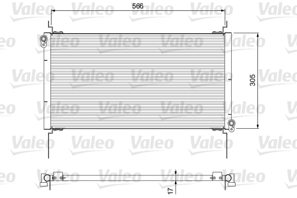 Valeo Airco condensor 817025