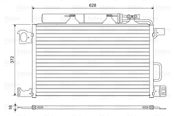 Valeo Airco condensor 818200