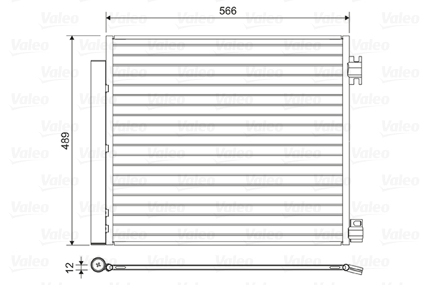 Valeo Airco condensor 822559