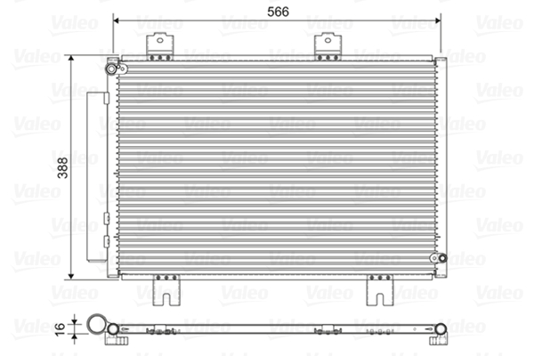 Valeo Airco condensor 822594