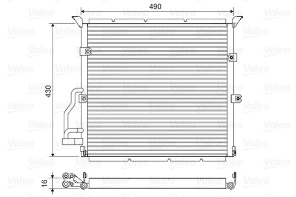 Valeo Airco condensor 822608