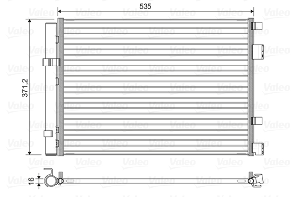 Valeo Airco condensor 822610