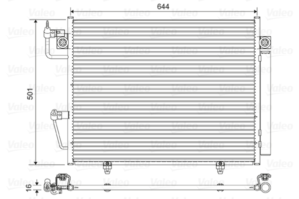 Valeo Airco condensor 822620