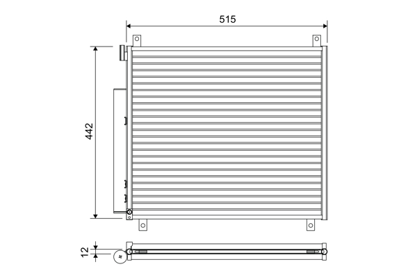 Valeo Airco condensor 822655