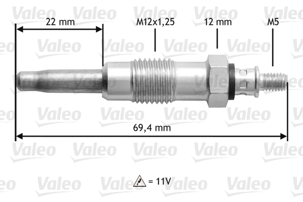 Valeo Gloeibougie 345116