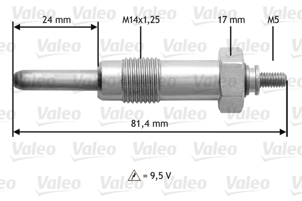 Valeo Gloeibougie 345192