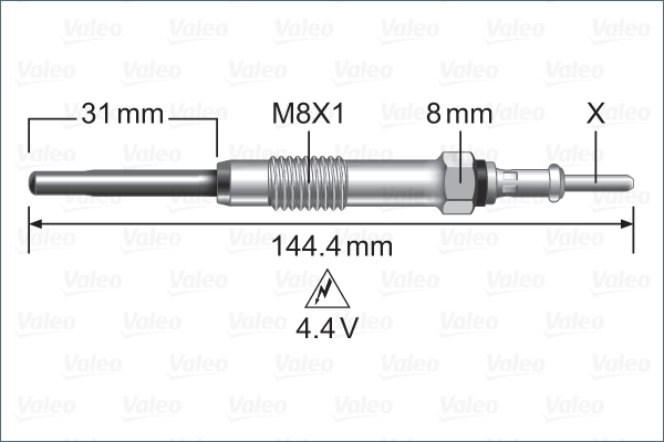 Valeo Gloeibougie 345227