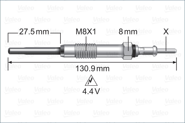 Valeo Gloeibougie 345229