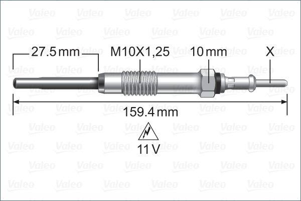 Valeo Gloeibougie 345231