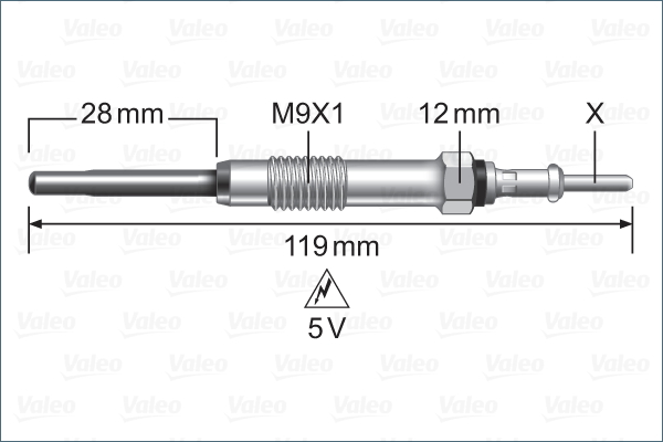 Valeo Gloeibougie 345248