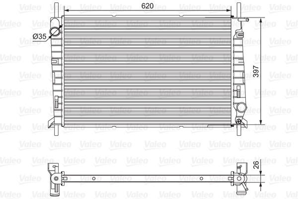 Valeo Radiateur 701527