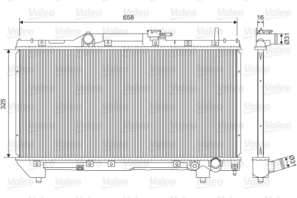 Valeo Radiateur 701579