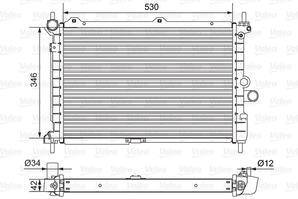 Valeo Radiateur 701653