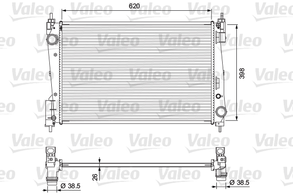 Valeo Radiateur 701717