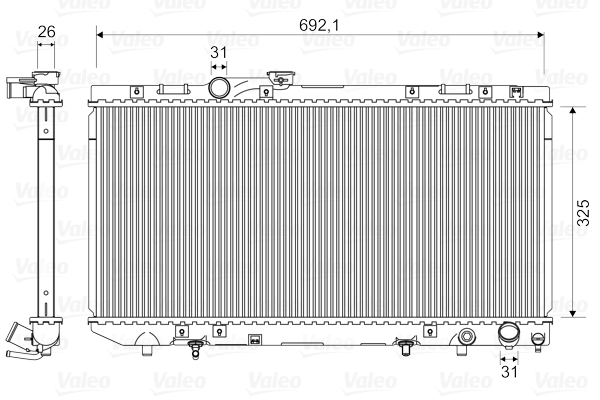 Valeo Radiateur 731696