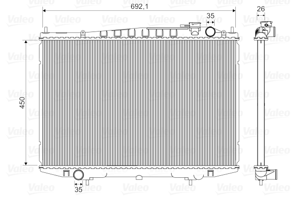 Valeo Radiateur 735350