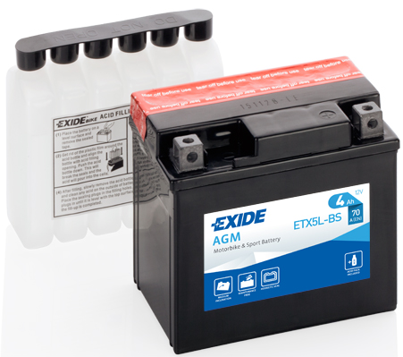 Exide Accu ETX5L-BS