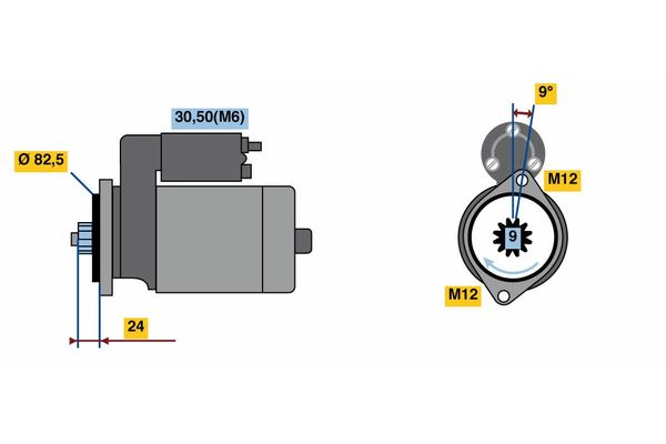 Bosch Starter 0 001 125 602